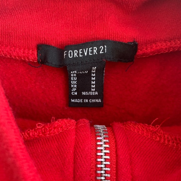 Forever 21 Half-Zip Crewneck Size: M - Picture 3 of 3
